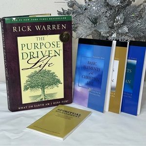 The Purpose Driven LIFE By Rick Warren & Christian Faith Book Bundle Lot